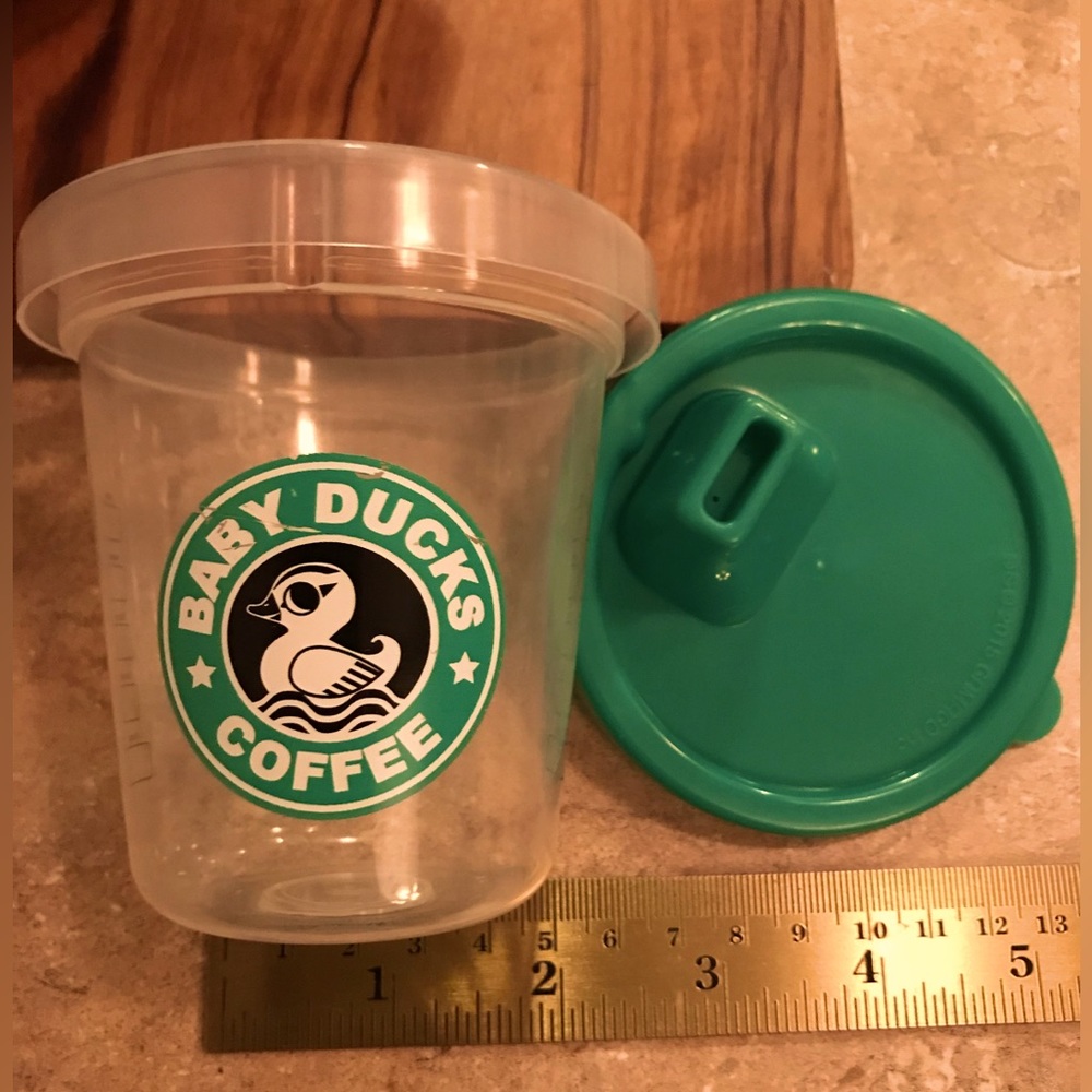 Calling all Starbucks parents!!!  Baby duck cup.